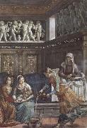 Domenicho Ghirlandaio Details of Geburt Marias oil painting